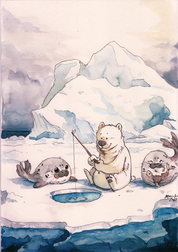 Salmon Fishing in the Arctic by malta