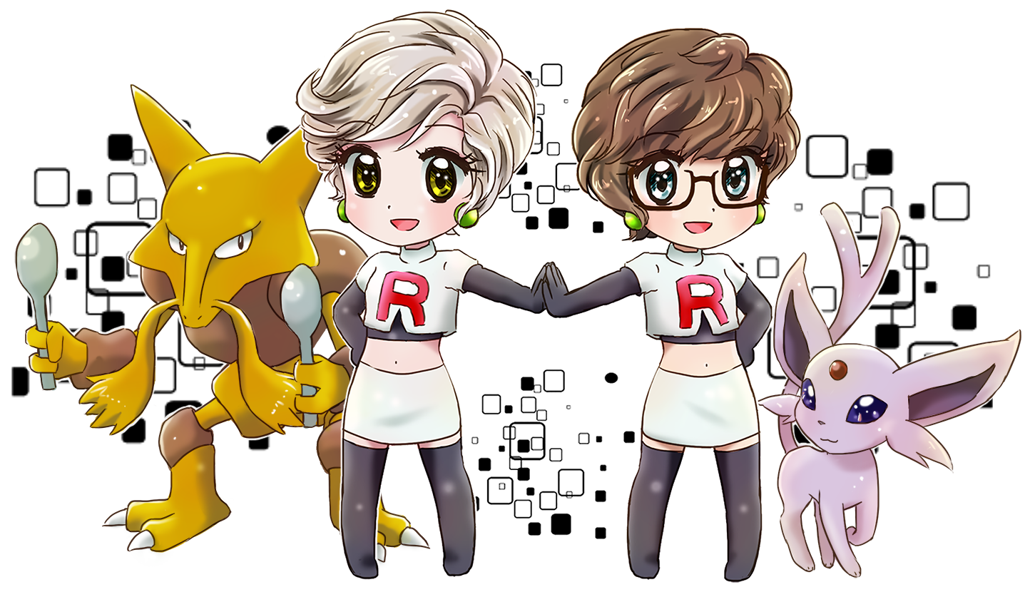 Chibi couple- Commission by TSaianda on DeviantArt