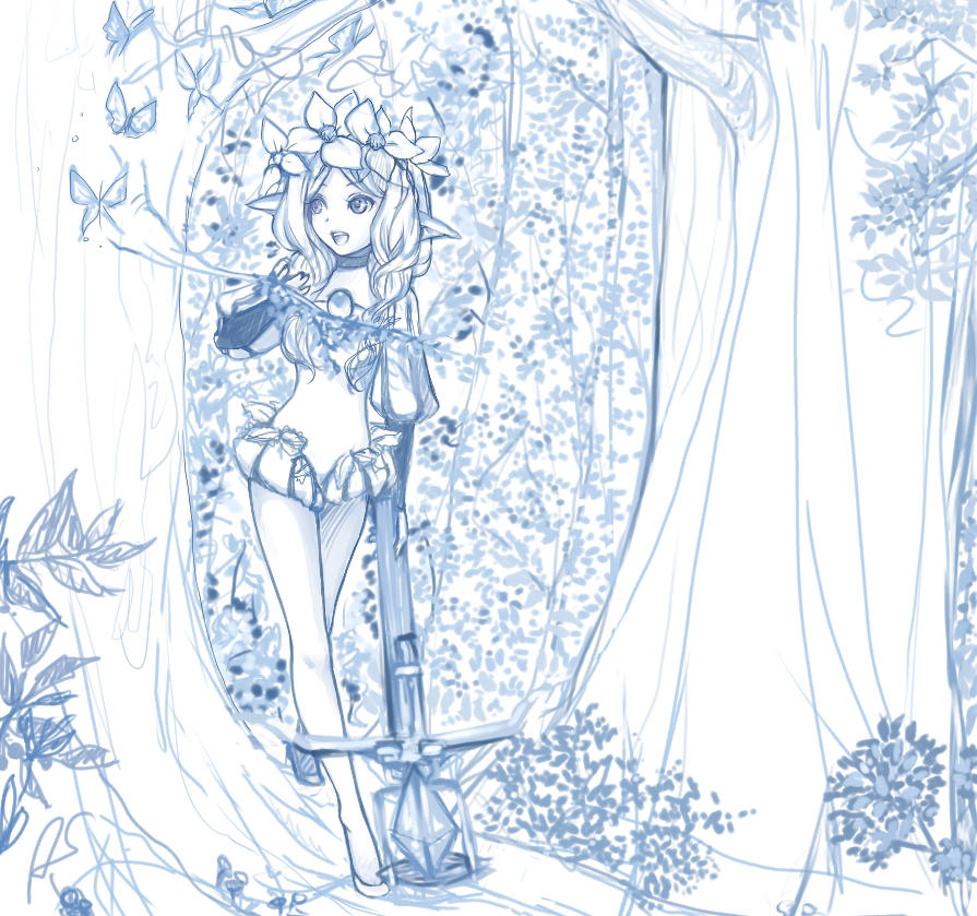 Odin Sphere: Mercedes -WIP- by bluesaga331