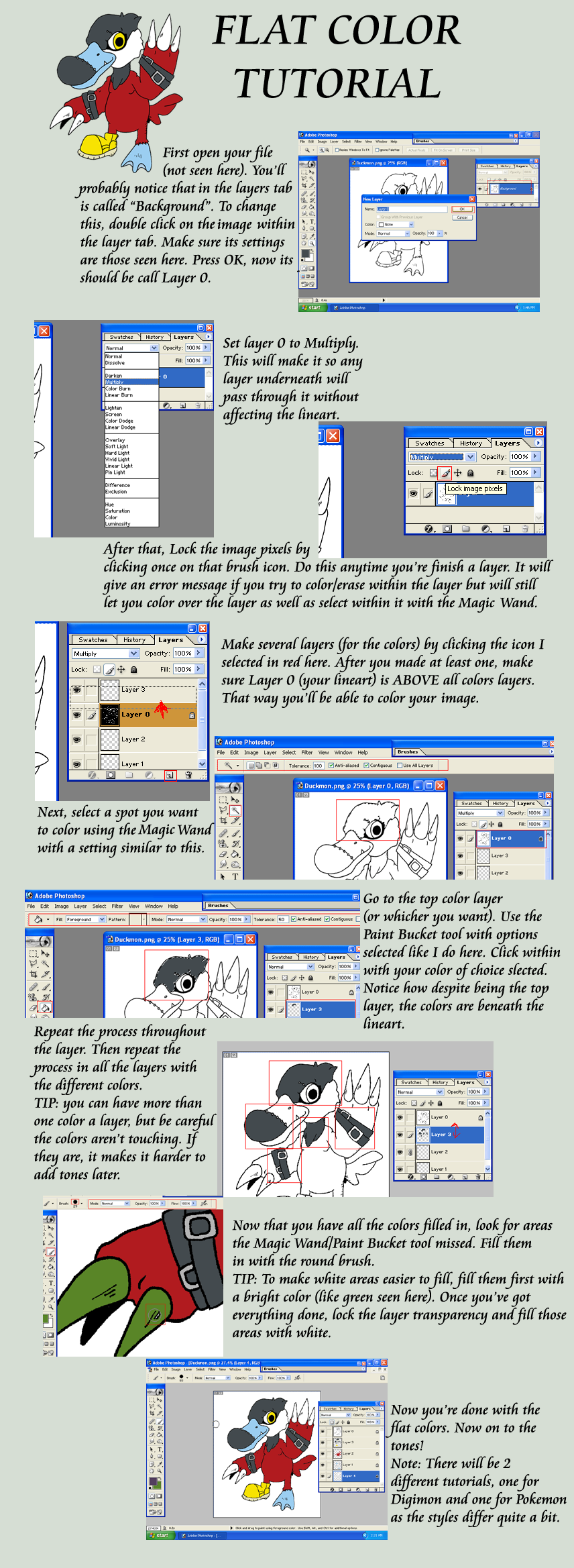 Tutorial 2: flat color by G-FauxPokemon