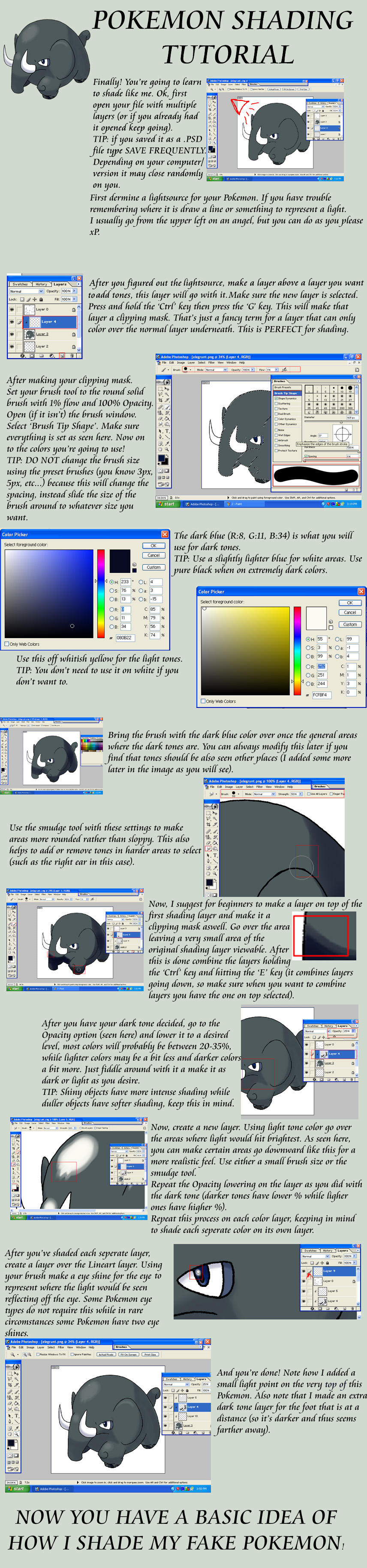 Tutorial 3b: shading by G-FauxPokemon
