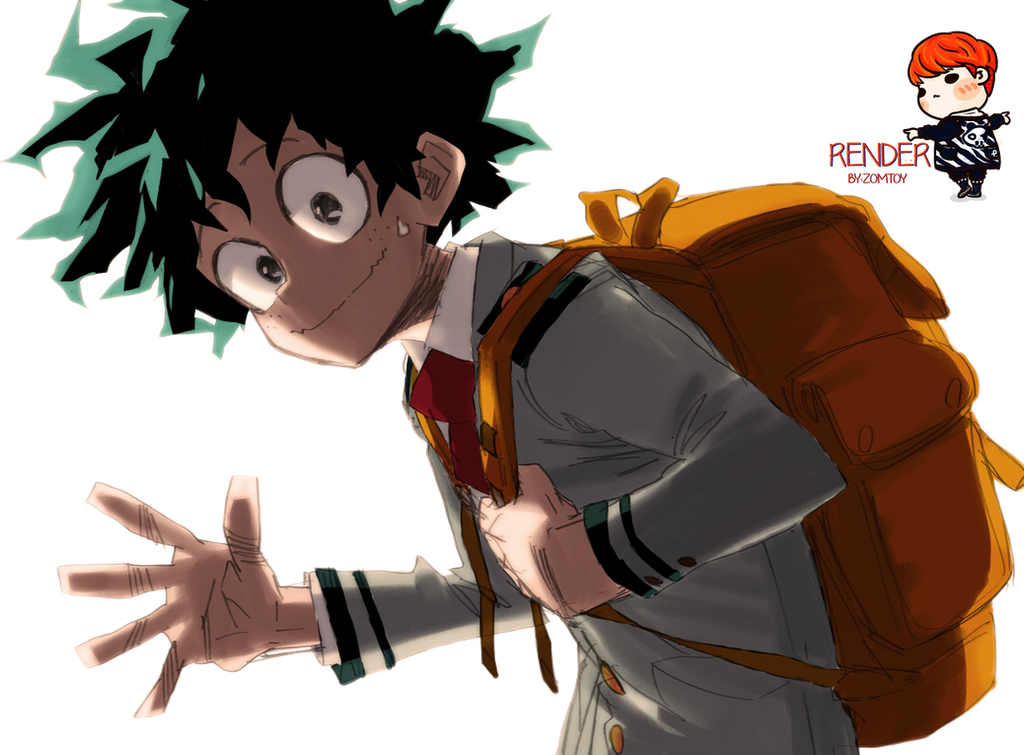 midoriya boku no hero render midoriya boku no hero render