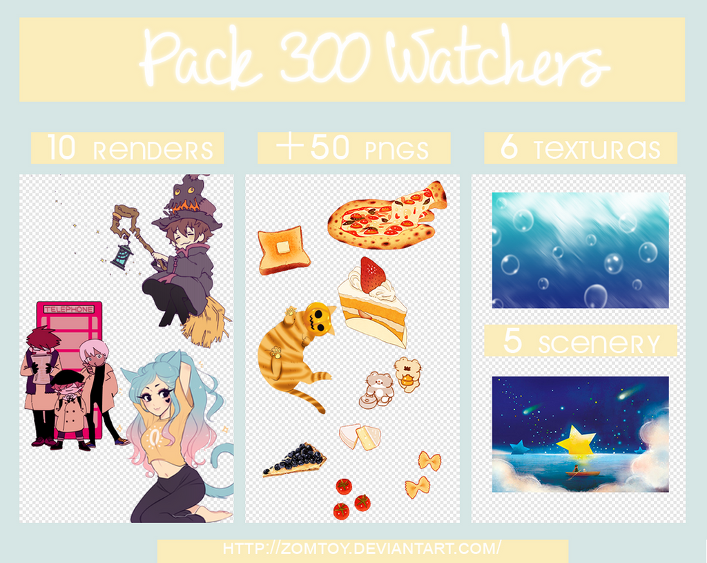 Pack 300 Watchers by ZomToy