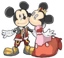 Musketeer Mickey and Princess Minnie by BabyLambArts on DeviantArt
