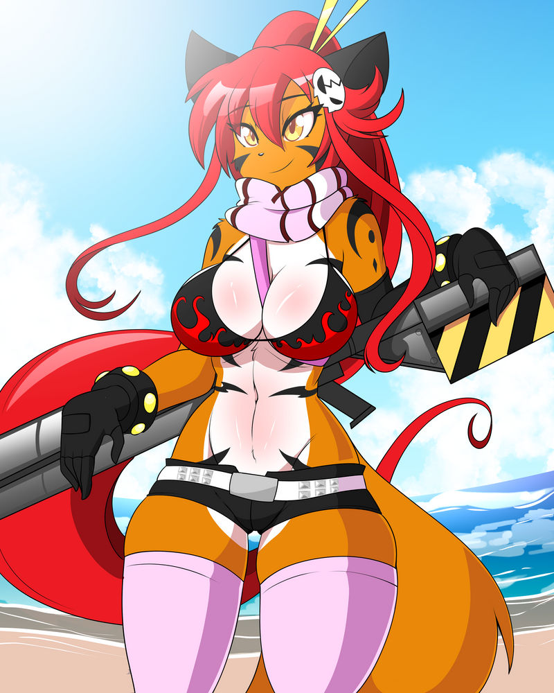 #1 Yoko Littner (Gurren Lagann) FUNDED! by DesertFoxKatbox
