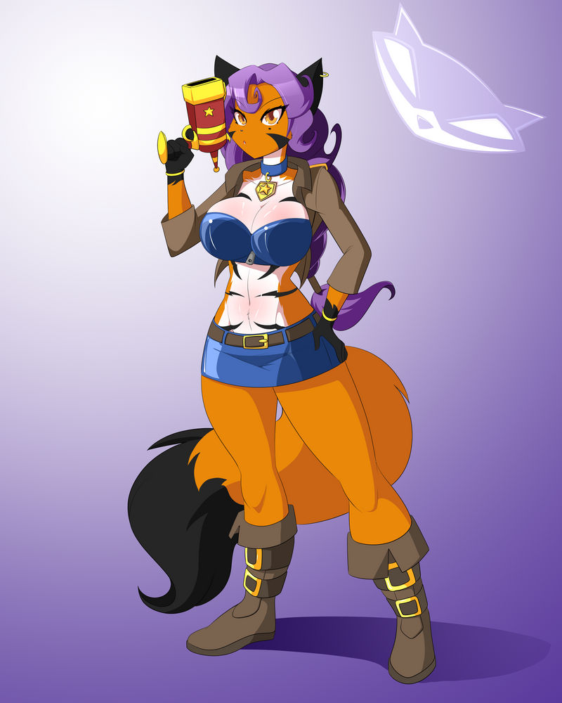 #6 Carmelita Fox (Sly Cooper) FUNDED! by DesertFoxKatbox
