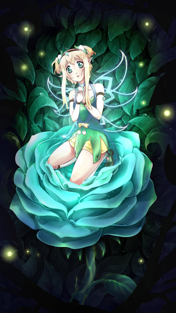 Rui, the fairy of Houseki forest by KuroHana-dono