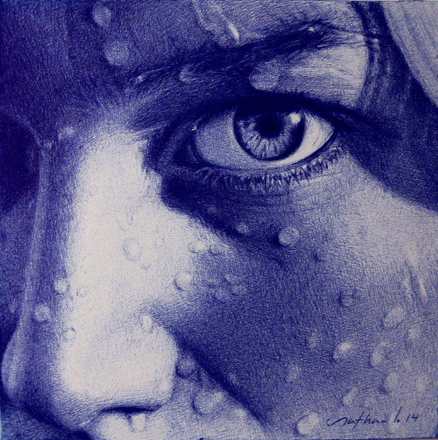 Inside - Ballpoint pen drawing by LopezLorenzana