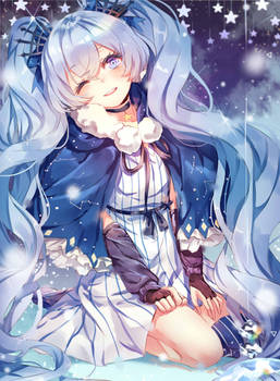Winter Night Miku by dmarichanb