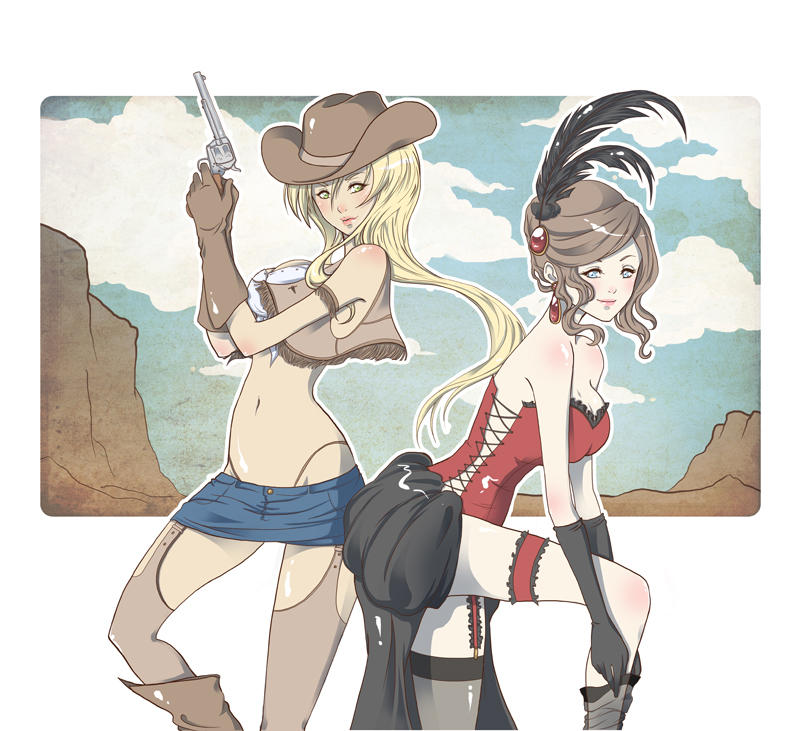 Saloon Girls by MartaValentin