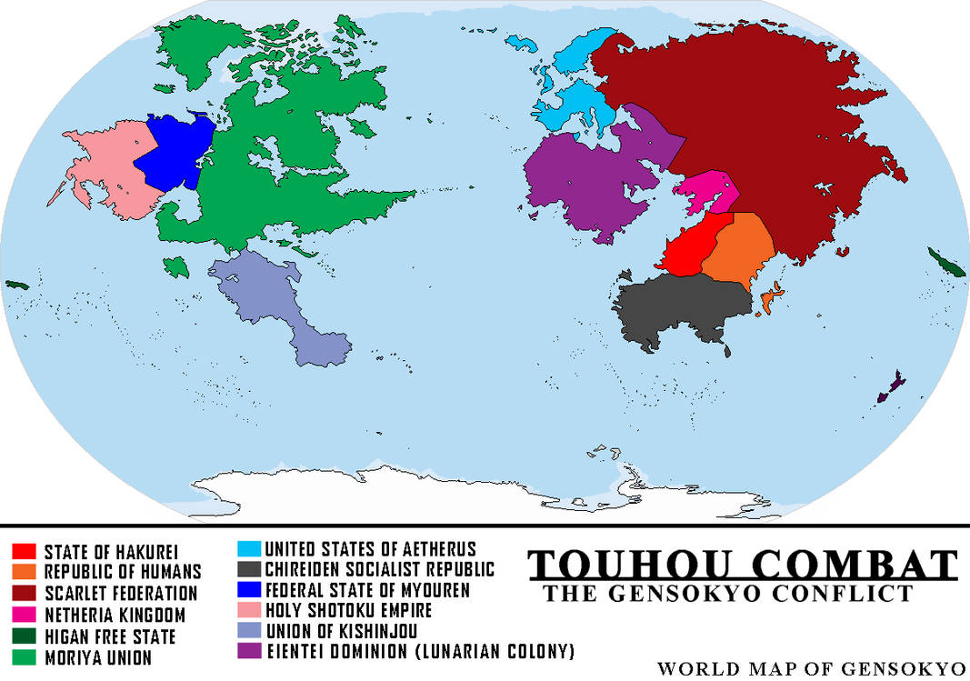 Strangereal World Map | Time Zones Map