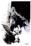 Sketches at NYCC 2014: BATMAN by FrancescoTrifogli