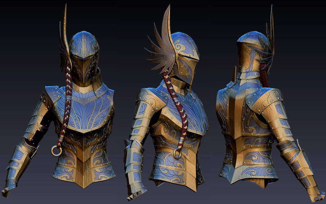 Valkyrie Armor for Skyrim (WIP) by Zerofrust on DeviantArt