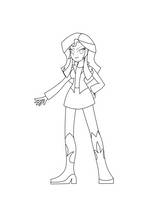 equestria girls applejack lineartdarkengales on deviantart