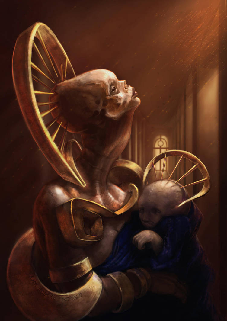 Lady Virgin Mary by Whiteparasite
