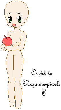 Chibi Girl Base By Nayume Pixels On Deviantart