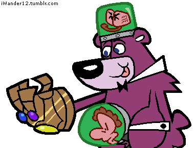 boskov from evil con carne with infinity gauntlet