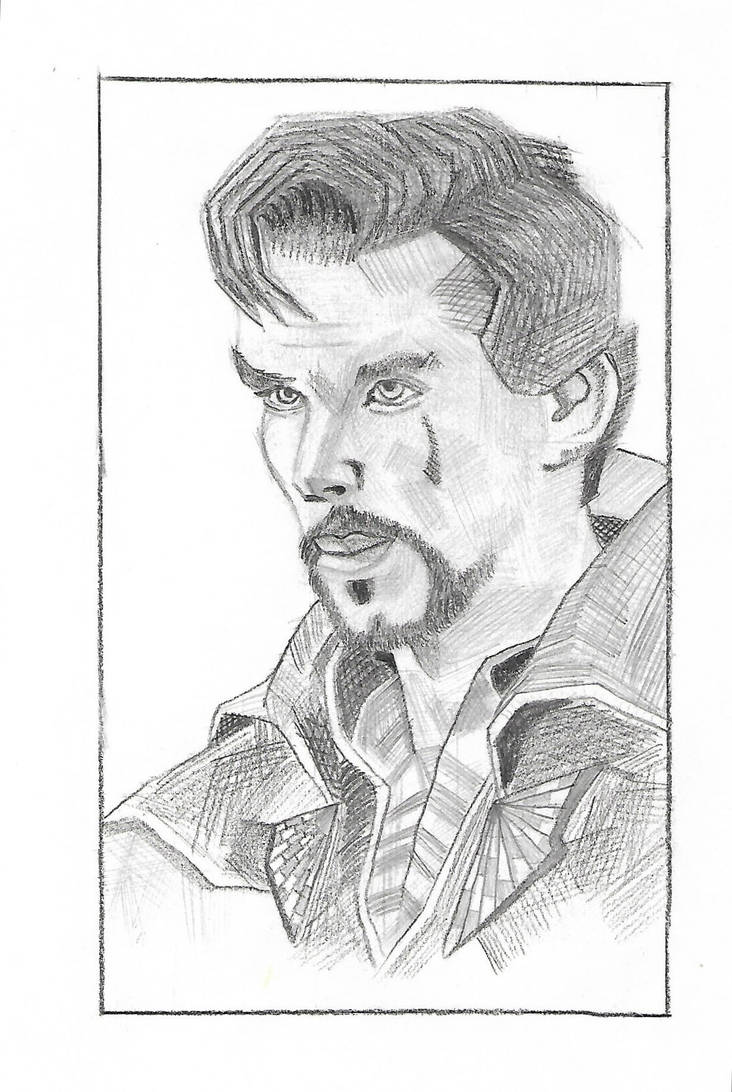 Dr strange pencil drawing by ayush627