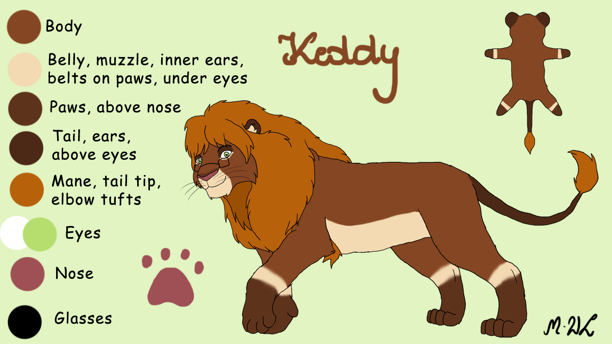 Keddy - new reference (new design) by M-WingedLioness