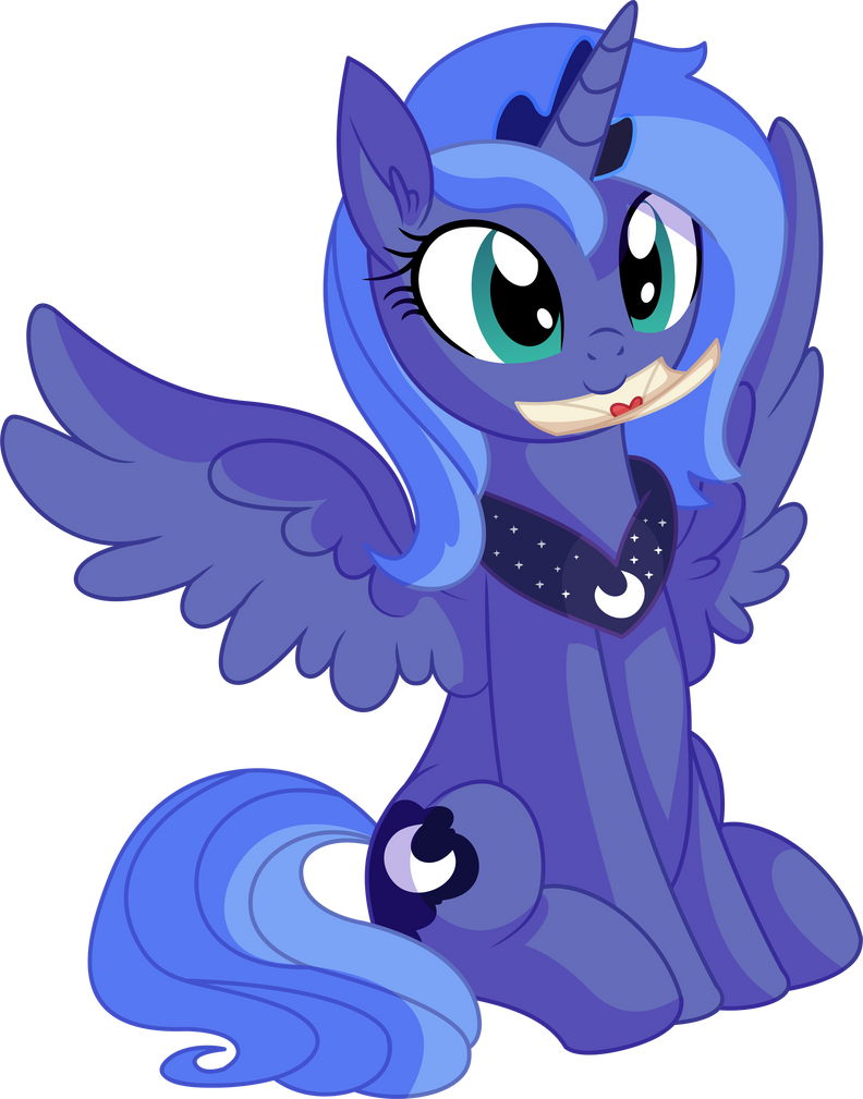 Download Princess Luna Vector 02 - Letter from a Princess by ...