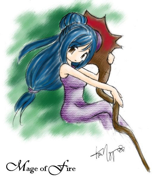 Kitty Kurosu IV - Mage of Fire by kurosu