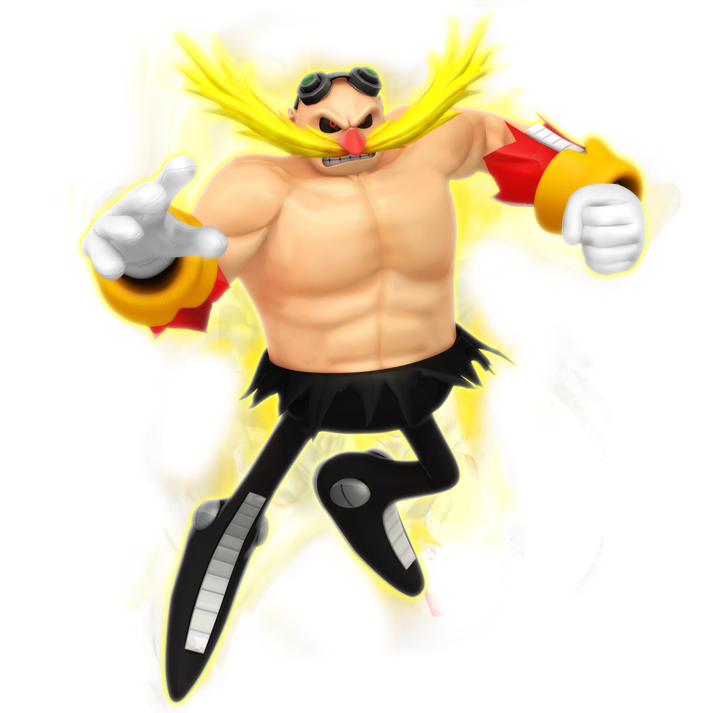 Legacy Super Eggman Render by NibrocRock on DeviantArt