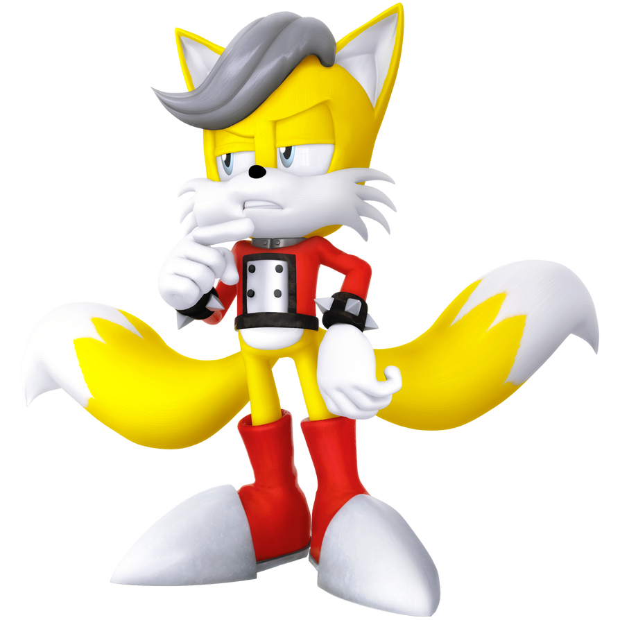 Miles the Anti Tails Legacy Render by Nibroc-Rock