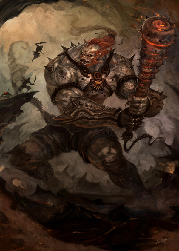 Yaksa Warrior by Jessada-Art