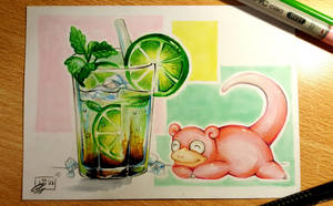Chillin' with a drink by Cuubey Chillin' with a drink by Cuubey