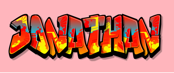  Jonathan  s Name  in Graffiti  Letters by JojoBunny13 on 
