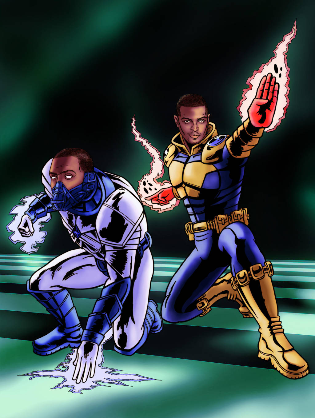 Solaris and Moonshadow Cover by tygerbug