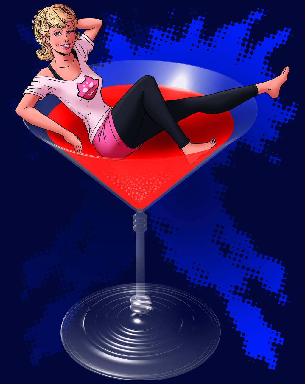 Roxy Lalonde Martini (Homestuck) by tygerbug
