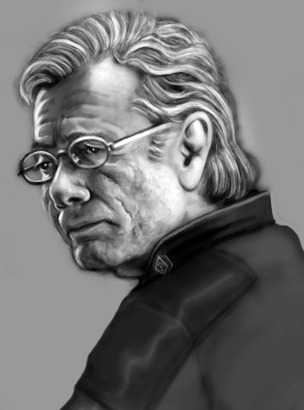 Admiral William Adama by tygerbug
