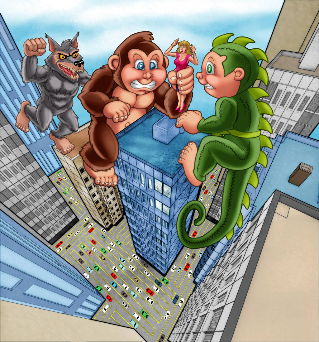Rampage Garbage Pail Kids by tygerbug
