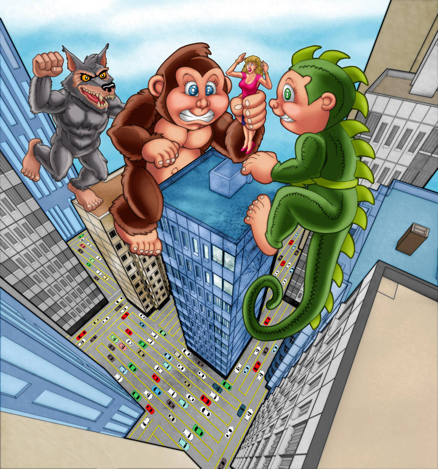 Rampage Garbage Pail Kids by tygerbug