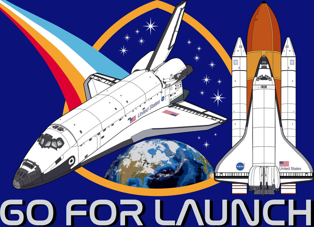 Go For Launch (Space Shuttle) by tygerbug