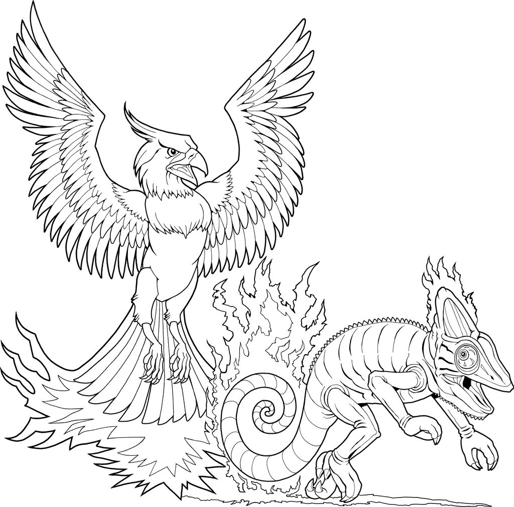 Coleco Phoenix vs. Chameleon by tygerbug