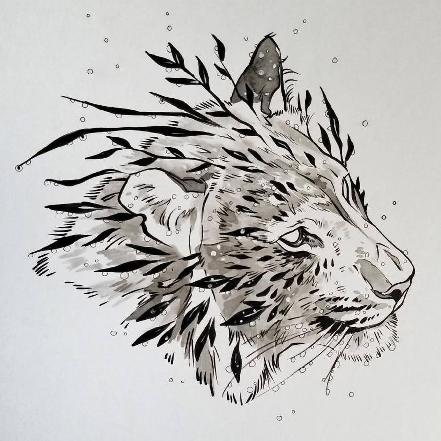 Grass Tiger by TamberElla