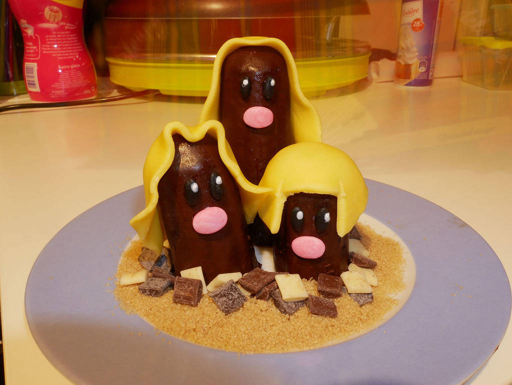 Alola dugtrio by Minakosplay