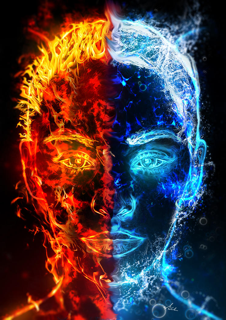 Dualism Fire and Water by hakeryk2 on DeviantArt