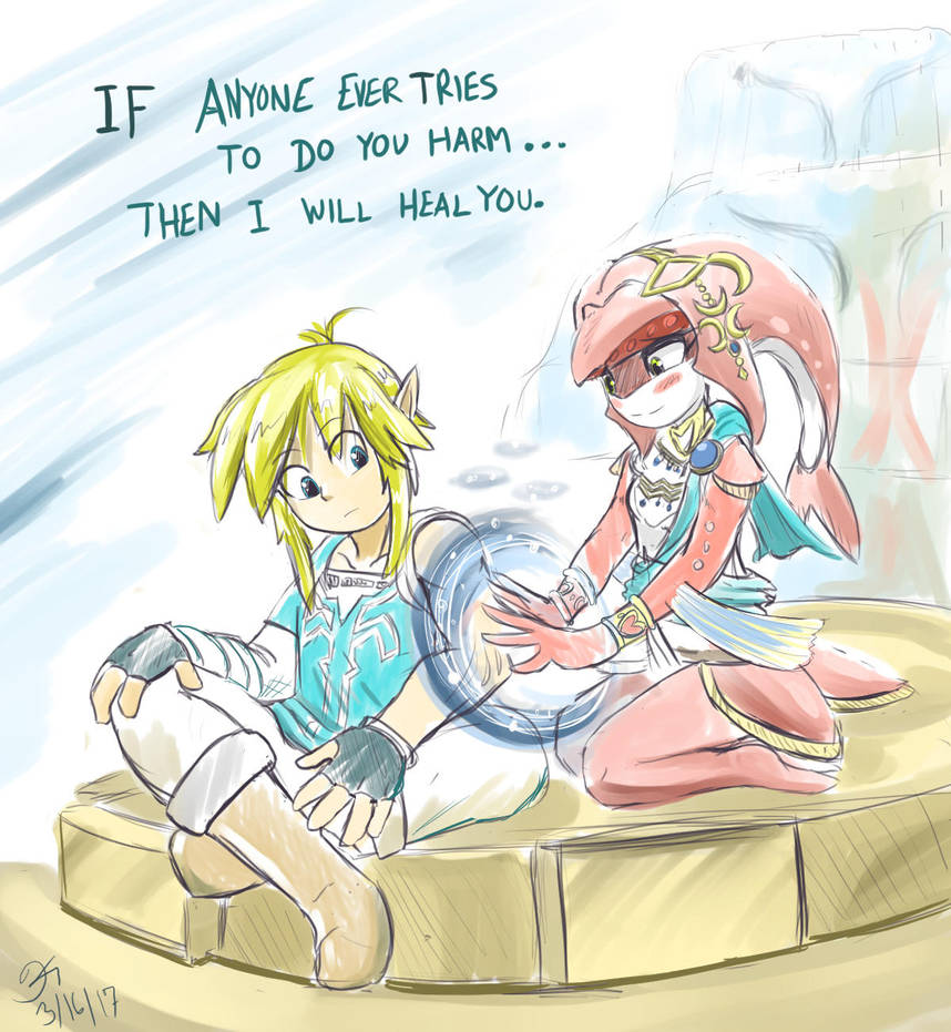 Mipha's Grace Zelda: BotW Fanart! by MinionKing on DeviantArt