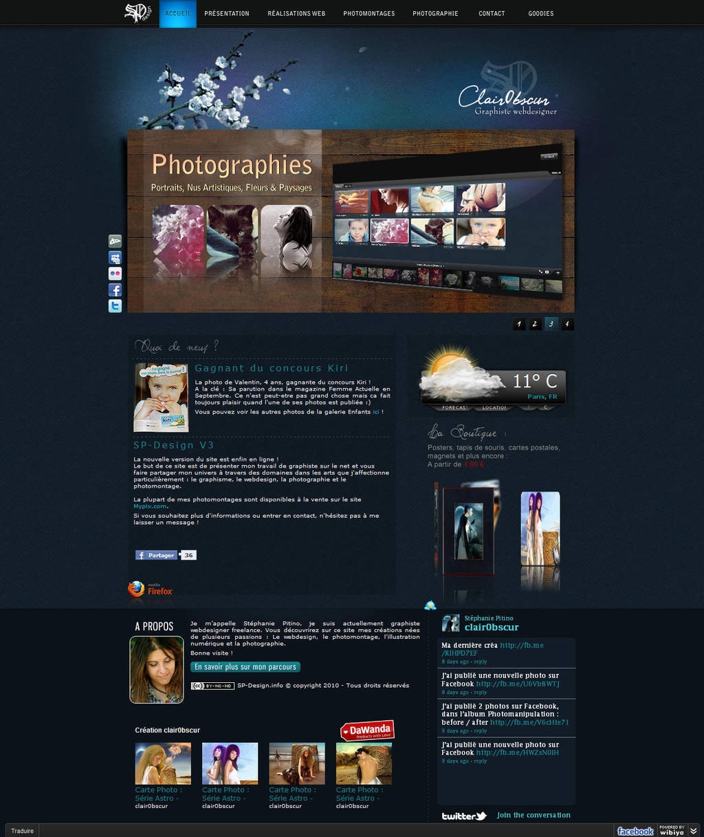 Personal Portfolio by clair0bscur