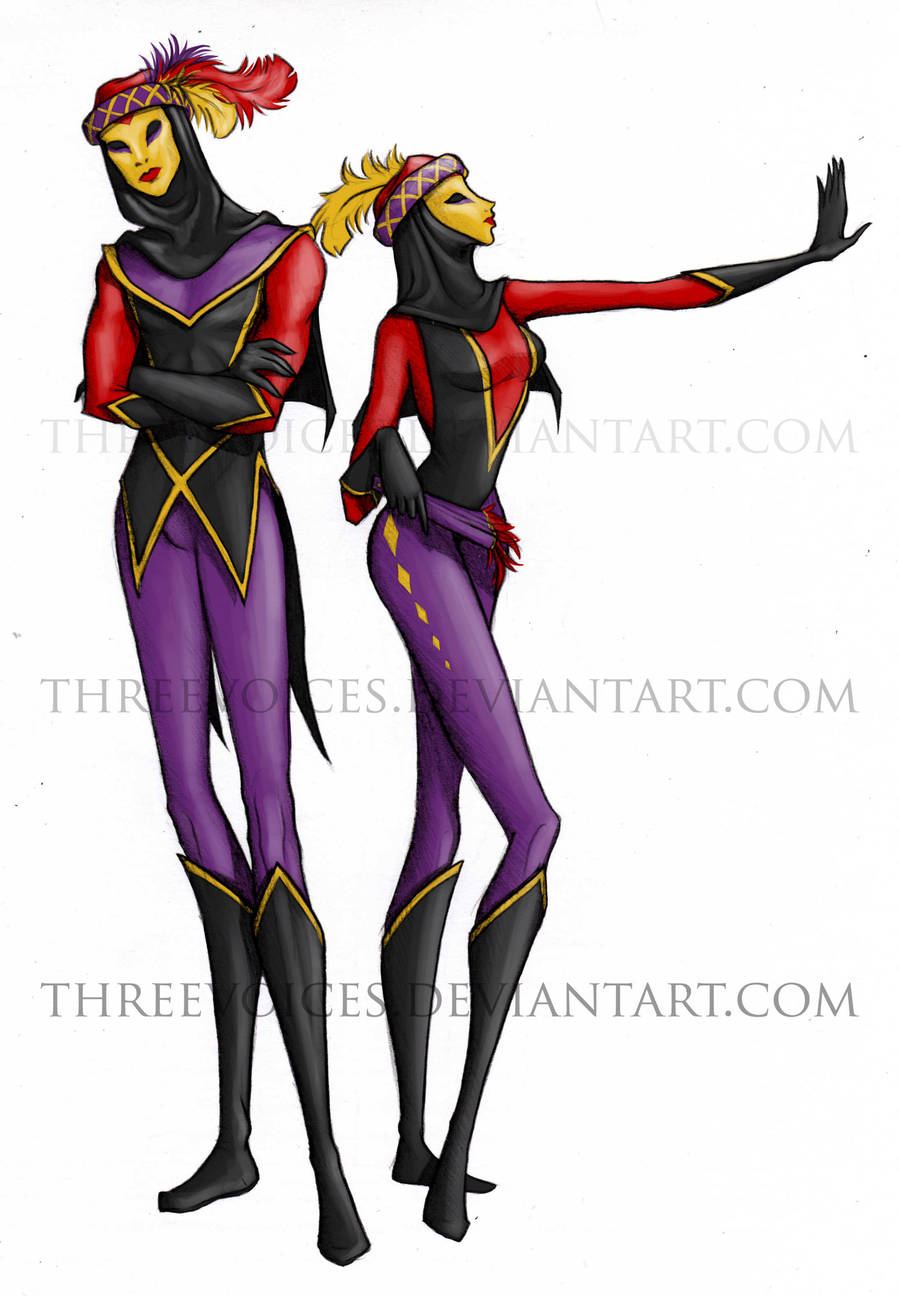 The Regal Dancers by threevoices