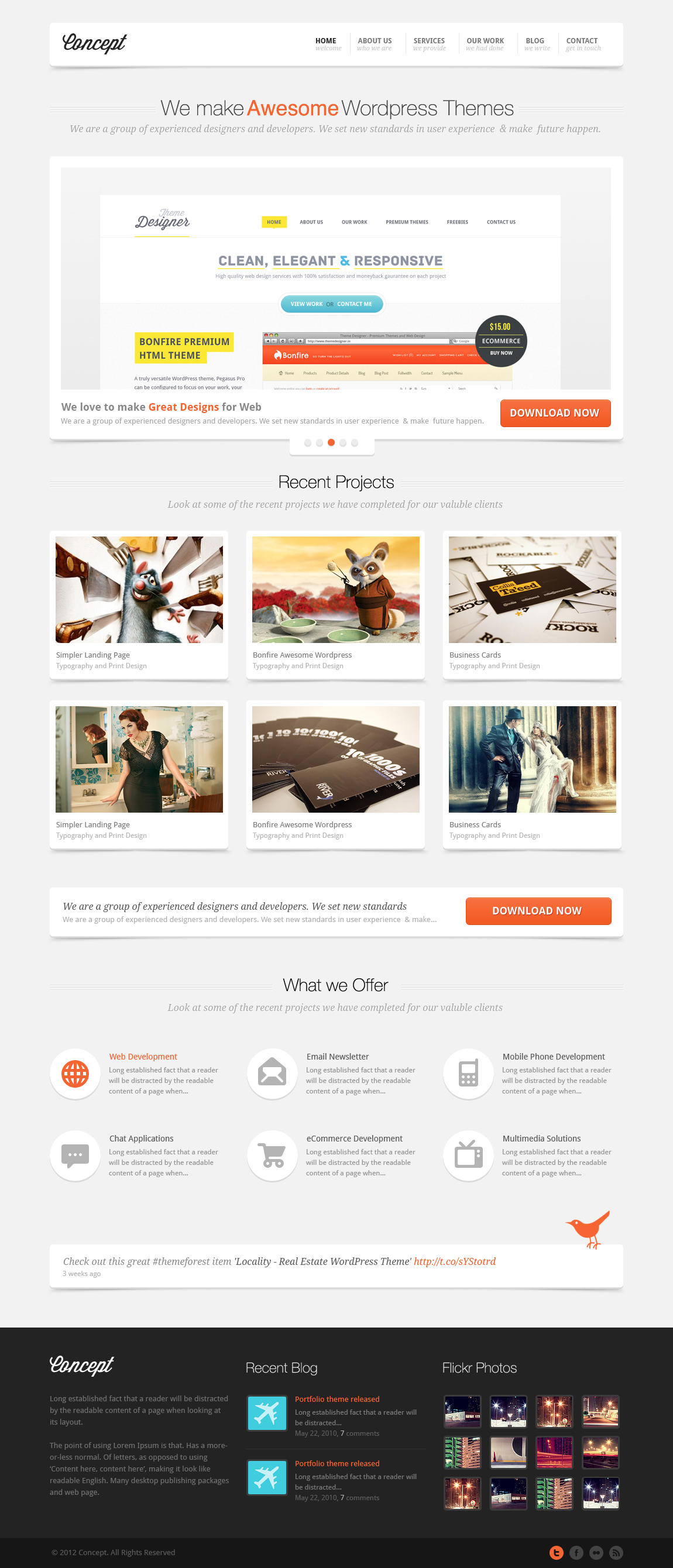 Concept Portfolio / Business Wordpress Theme by sunilbjoshi