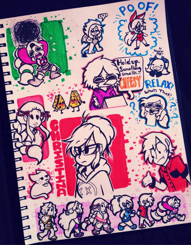 Doodle Explosion! by ChristinaDragon