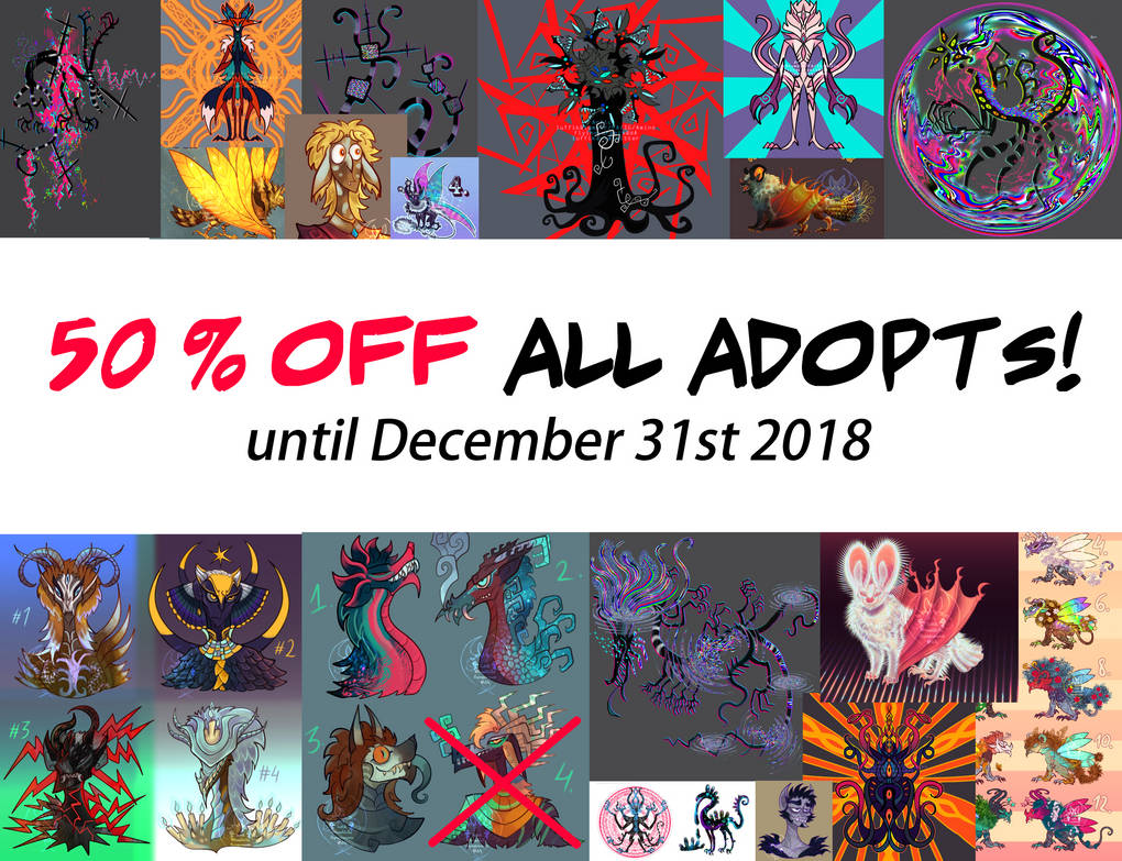 50% discount on adopts! by The-Fading-Realms on DeviantArt