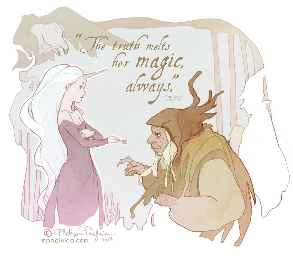 Truth Melts - The last Unicorn by DarkSunRose