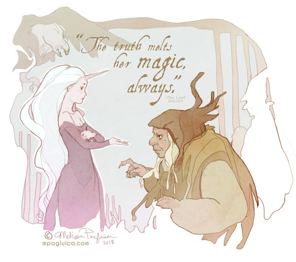 Truth Melts - The last Unicorn by DarkSunRose