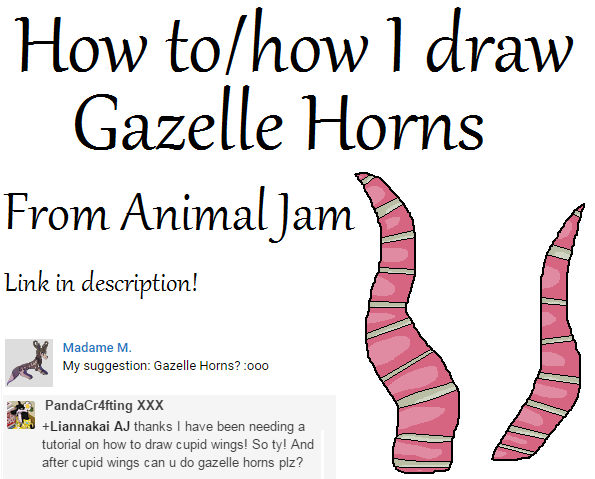 gazelle horns animal jam