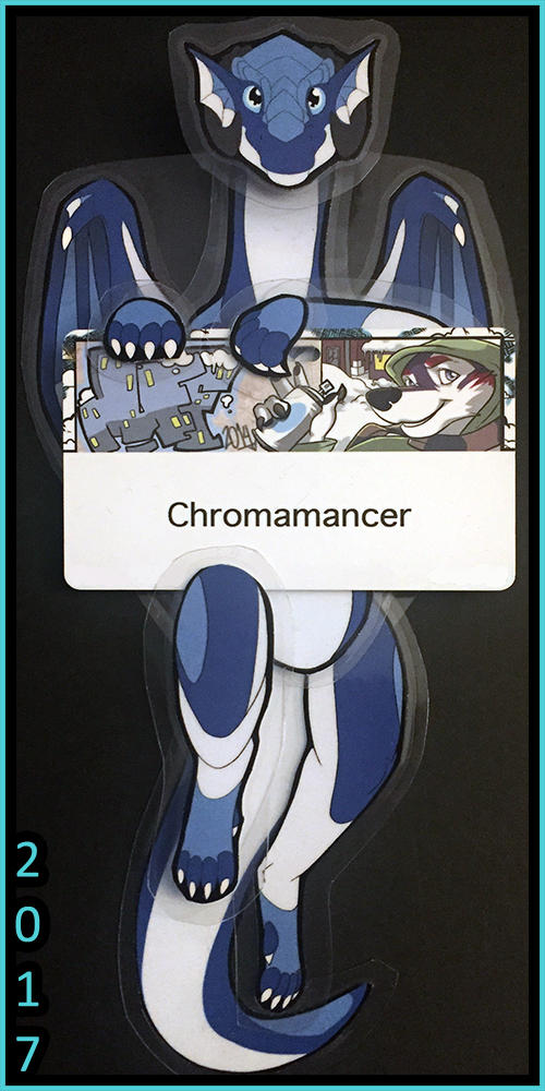 Chroma Hinged Badge by Chromamancer